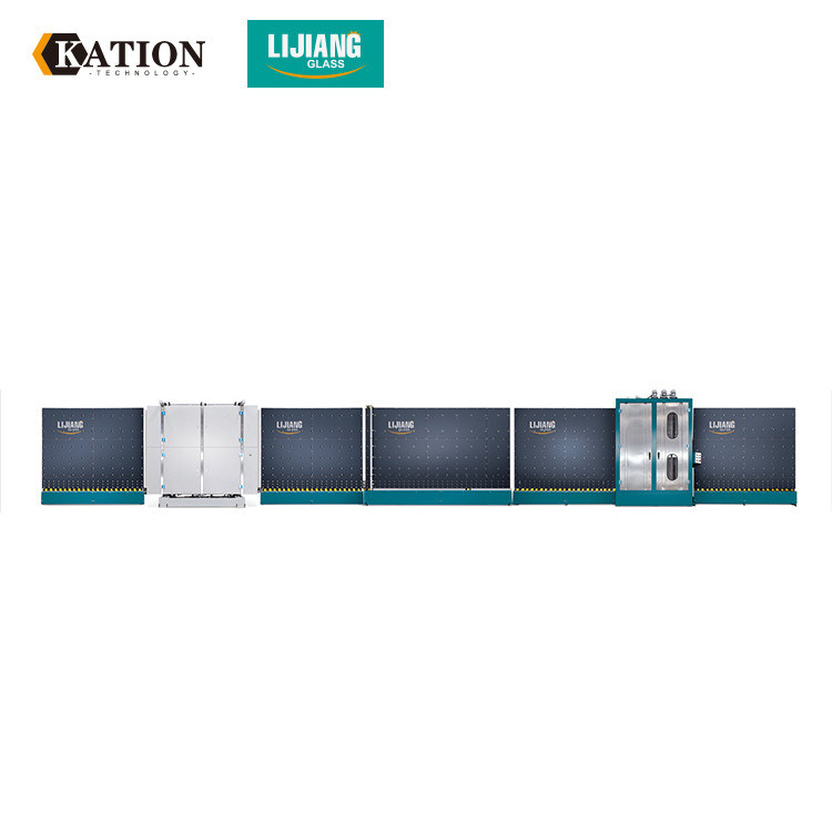 Dikey Düz Baskı Yalıtım Camı Üretim Hattı Hiyerarşik Tip Yıkama Sistemi