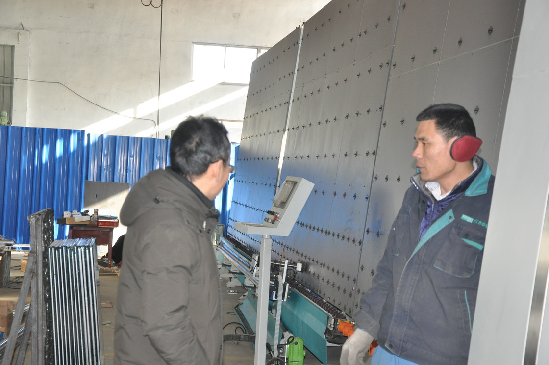 Verimli çift katmanlı cam işleme makinesi temizleme ve kurutma makinesi üretim hattı