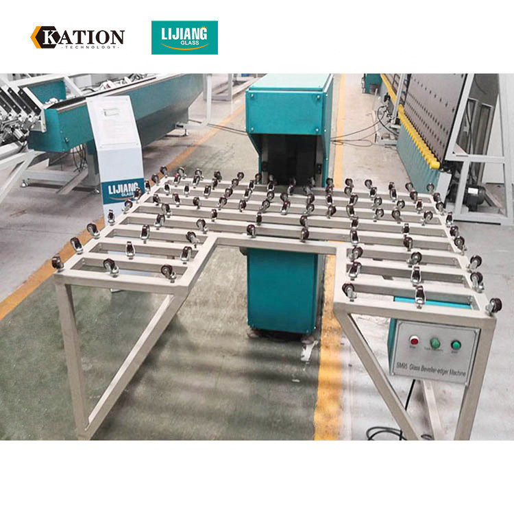 Ham Camın Kenar Son İşlem İçin Yalıtım Camı Cam Kenar Taşlama Makinesi