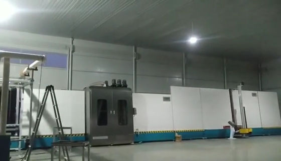 Otomatik Konumlandırma Silindir Pres Yalıtımlı Cam Üretim Ekipmanları Dikey
